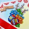 Хустка для великоднього букета