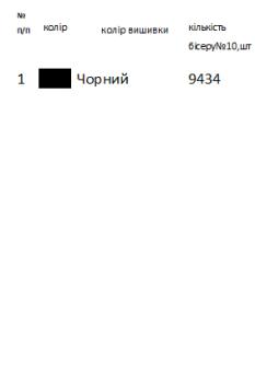Заготовка для сорочки