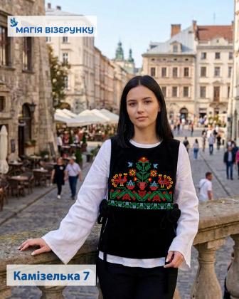 Заготовка камізельки Камізелька для вишивки 7 Магія Візерунку