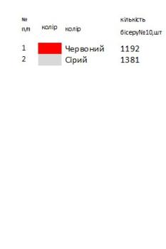 Заготовка камізельки