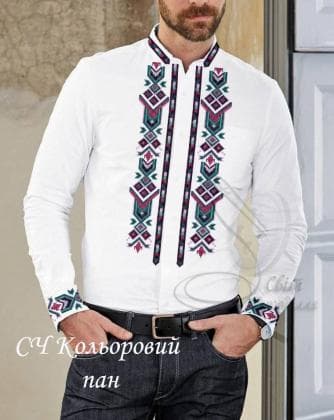 Заготовка для сорочки  СЧ Кольоровий пан Стібок