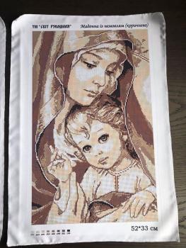 Мадонна з немовлям (коричнева)