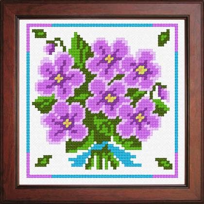 Букет фіолетових квітів N-1234 Orchidea