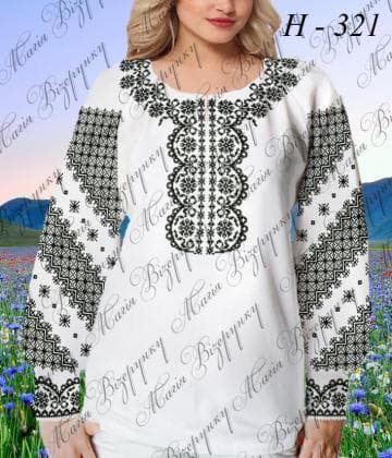 Заготовка  блузки Н-321 Магія Візерунку