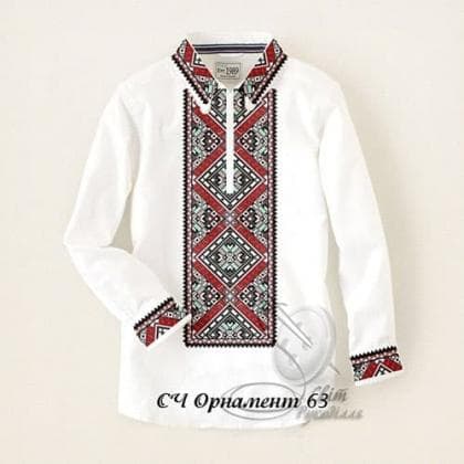 Заготовка для сорочки СЧ Орнамент 63 Стібок
