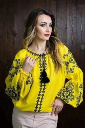 Заготовка для блузки СЖ Орнамент 77-3 Стібок