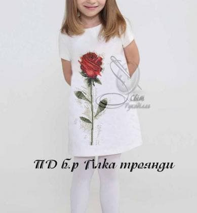 Плаття підліткове ППбр Гілка троянди Стібок
