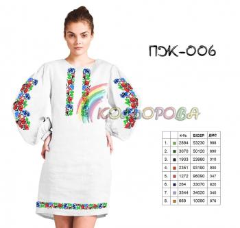 Заготовка плаття