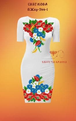 Заготовка  для плаття ПЖКР-266-1 Квітуча країна