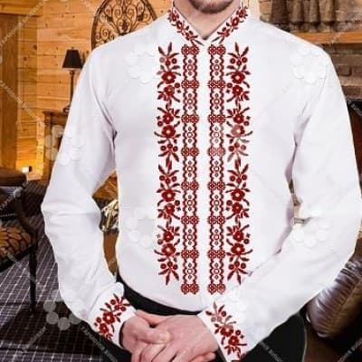 Заготовка для сорочки СЧ-200-2 червона Гармонія