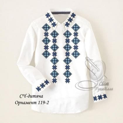 Заготовка для сорочки СЧ-Д Орнамент 119-2 Стібок