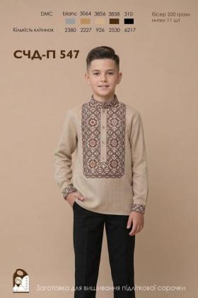 Заготовка для сорочки СЧ-П-547 Стібок
