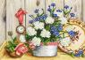 Поличка з ромашками