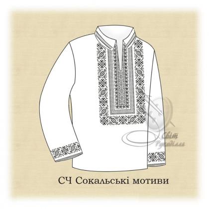 Заготовка для сорочки  СЧ Сокальські мотиви Стібок