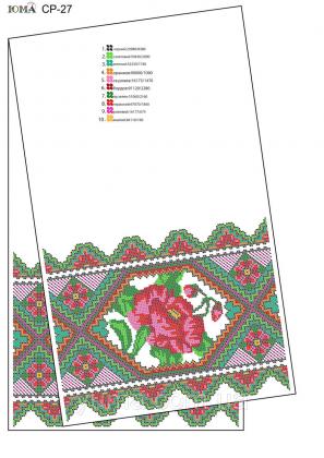 Заготовка для рушника ЮМА-СР27 ЮМА