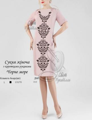 Заготовка плаття ПЖКР  Чорне море Стібок