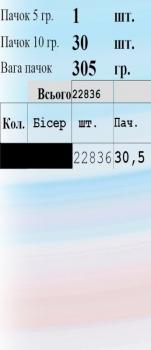 Заготовка  блузки