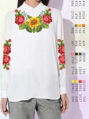 Заготовка  блузки SZ026 Biser-Art