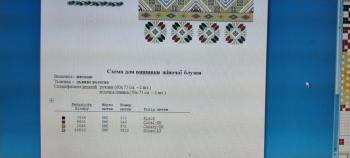Заготовка блузки