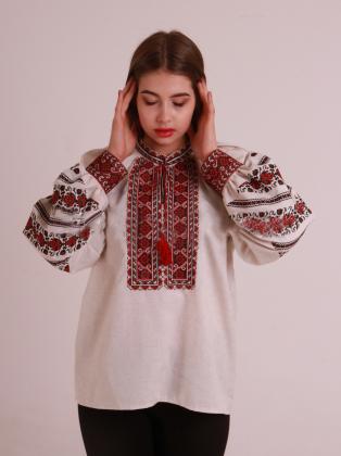 Заготовка для блузки СЖ 077-10-3 ч-ч Гармонія