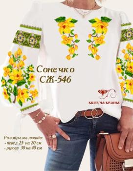 Заготовка  блузки