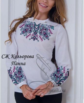 Заготовка для блузки СЖ Кольорова панна Стібок