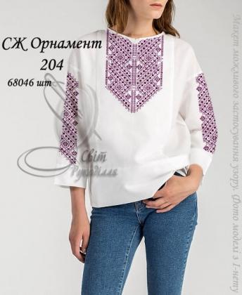 Заготовка для блузки СЖ Орнамент-204 Стібок