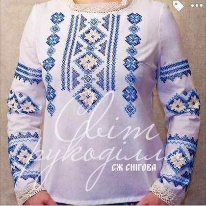 Заготовка для блузки СЖ Снігова Стібок