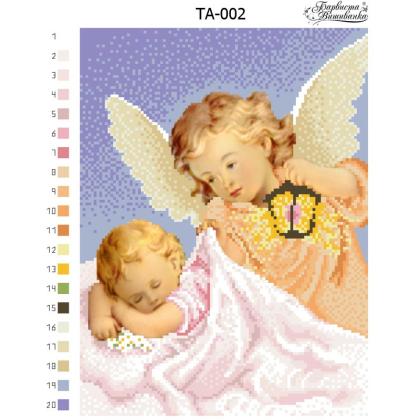 Ангел Охоронець ТА-002 Барвиста вишиванка