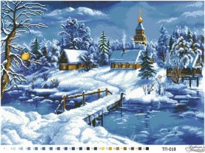 Казкова зима ТП-018 Барвиста вишиванка
