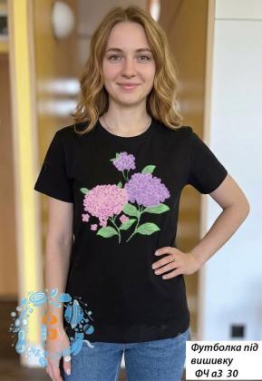 Футболка жіноча чорна ЮМА ФЧ-А3-30 ЮМА