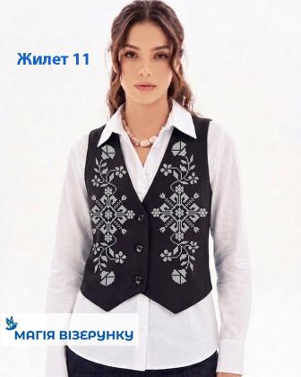 Заготовка жилета Жилет для вишивки 11 Магія Візерунку