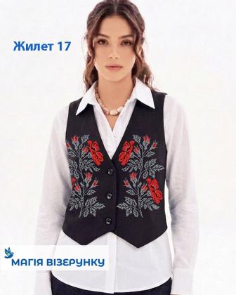 Заготовка жилета Жилет для вишивки 17 Магія Візерунку
