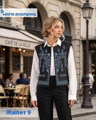 Заготовка жилета Жилет для вишивки 9 Магія Візерунку
