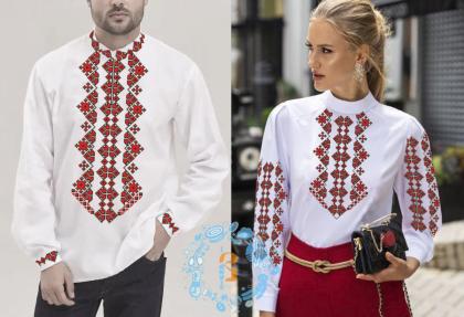 Парна заготовка Пара-439-1  ДГ бохо Україночка